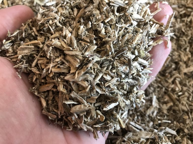 Hemp hurds for making hempcrete